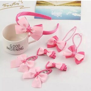 excellent bowknot baby hair set