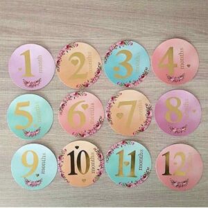 birthmonth milestone cards