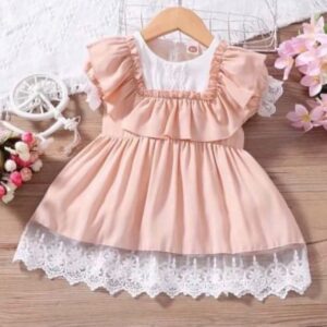 chiffonfled girl dress
