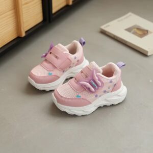 crownbabies girl ppink flash sneakers
