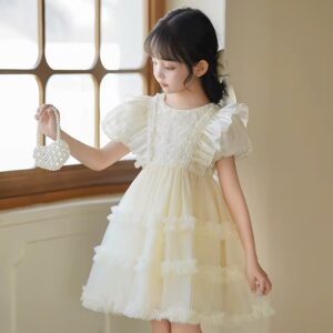 crownbabies girls goodtoddler off white dress