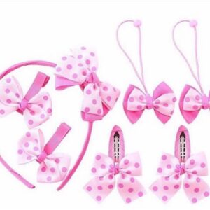excellent bowknot baby hair set