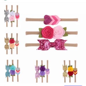 girls 3 in 1 headband
