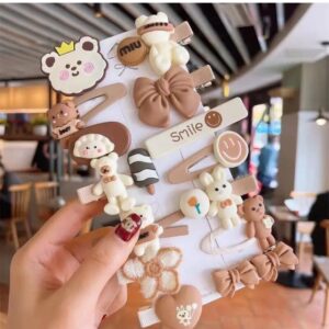 girls cartoon hair clips