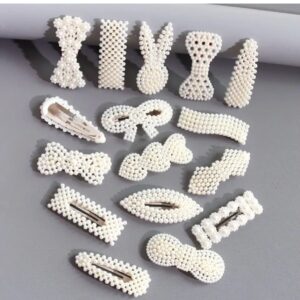 girls pearl hair pins